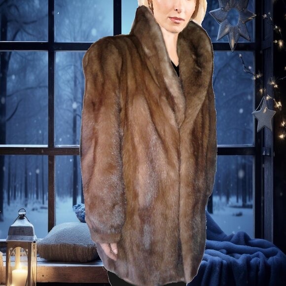 Mink Fur Coat - Picture 1 of 14
